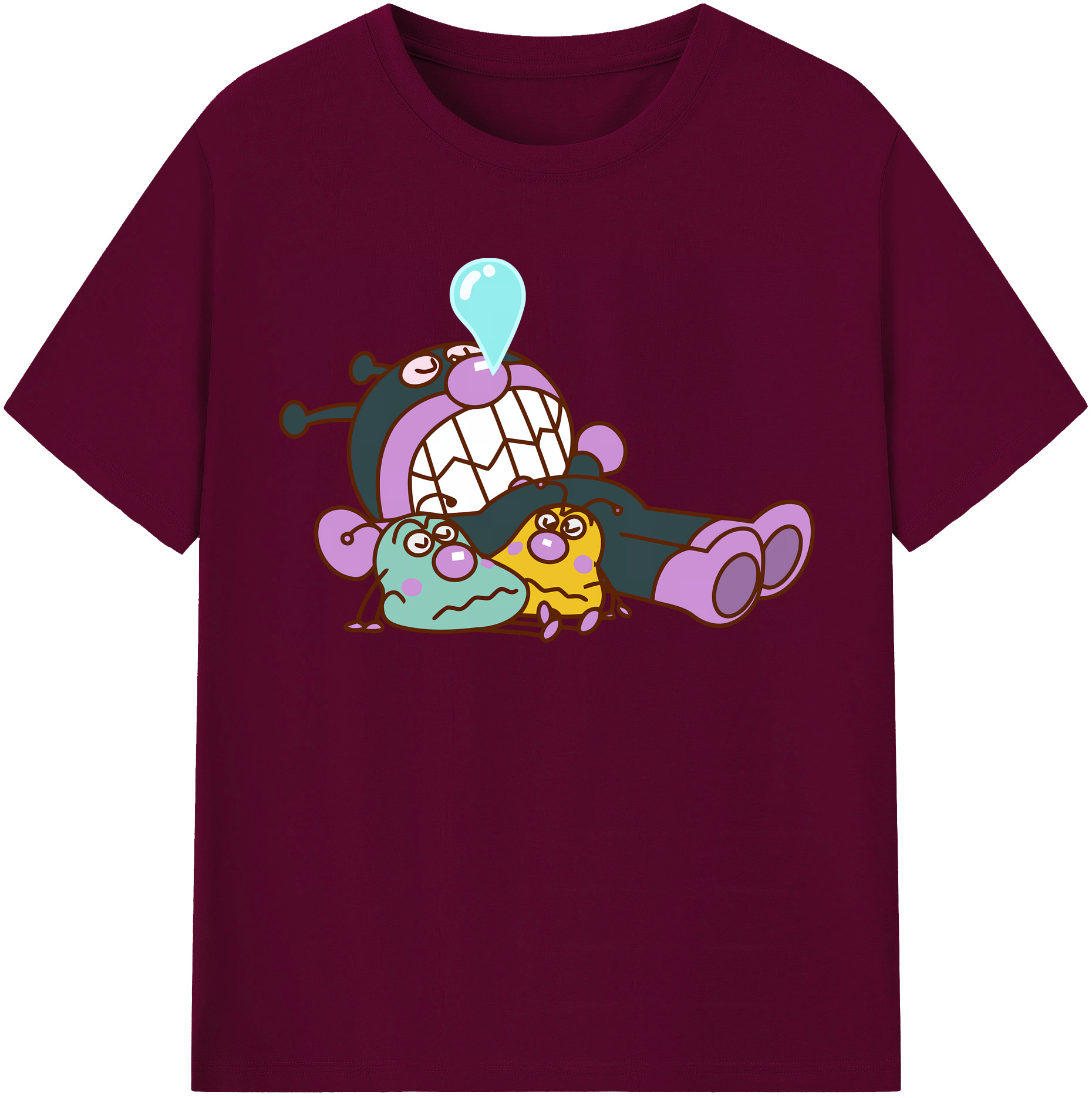 （画像用） アンパンマン Anpanman レディースカジュアルプリントTシャツ（綿100％）